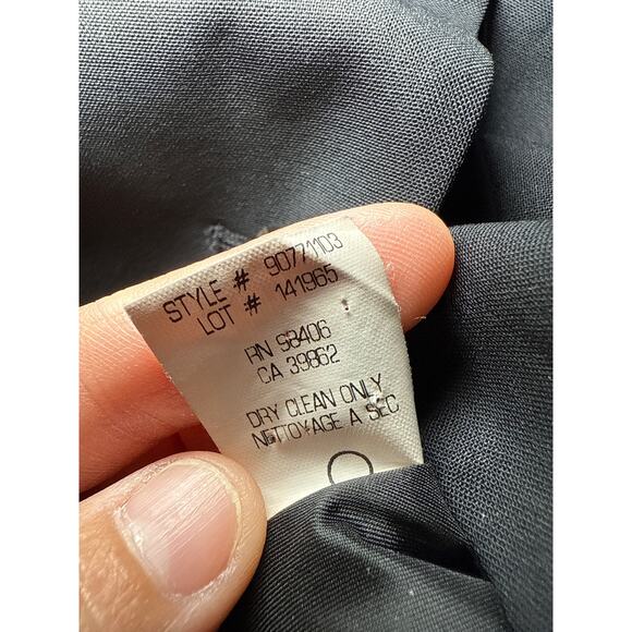 Theory black wool blazer womens 4 corpcore career office business clean girl - Picture 4 of 9